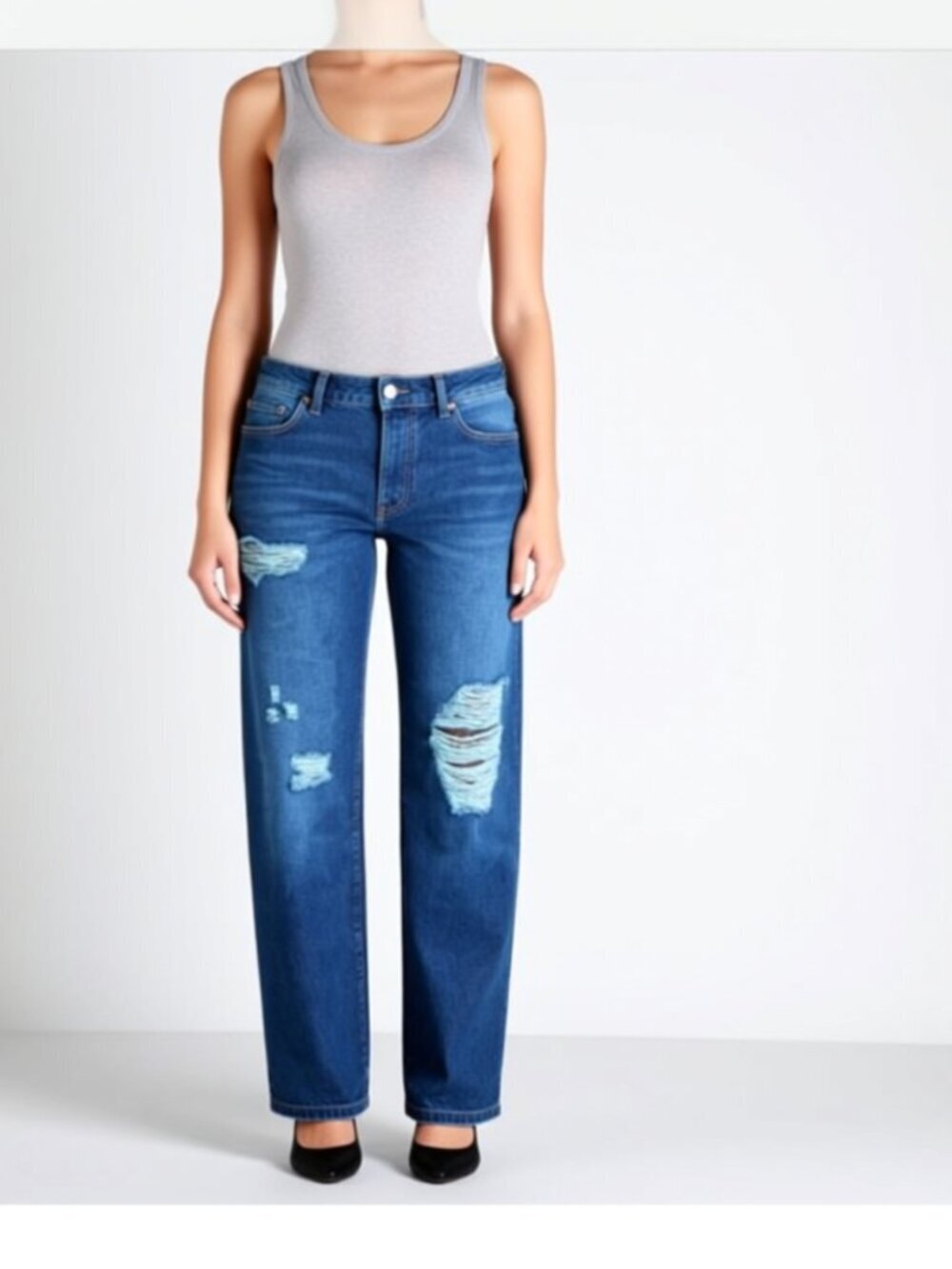 Forever 21 Distressed Women's Jeans Size 30 - button down